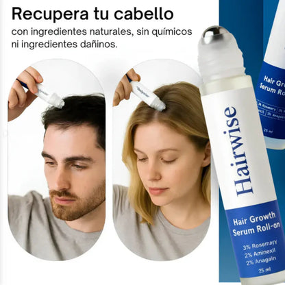 HairWise® Serum Roll-On - Crecimiento y Fortalecimiento capilar