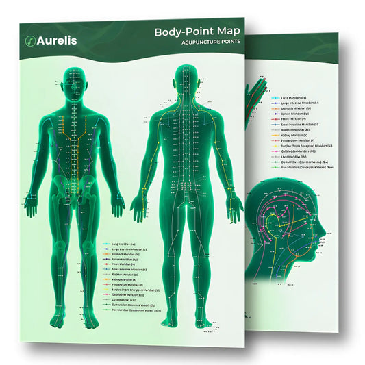 Mapa de acupuntura para una curación fácil